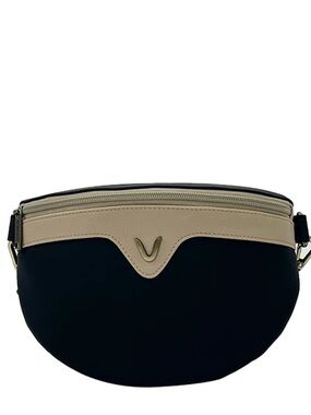 Vintro Black and Beige Hip bag